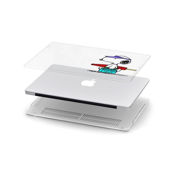 Cartoon Dog Peanuts Snoopy case for apple MacBook All Generations Air Pro - Picture 2 of 5